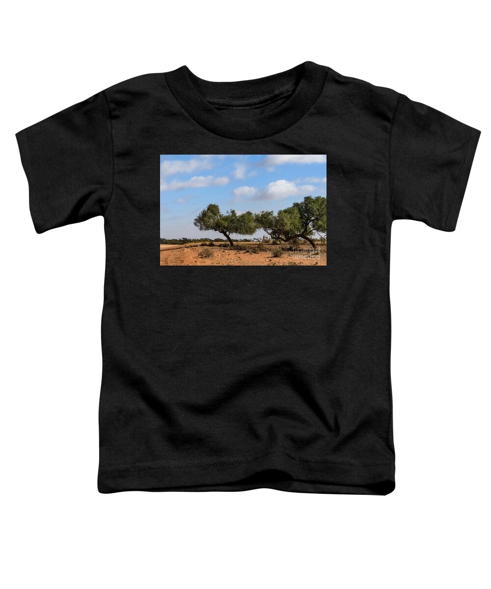Landscape Toddler T-Shirt featuring the photograph Station Boundary by Werner Padarin