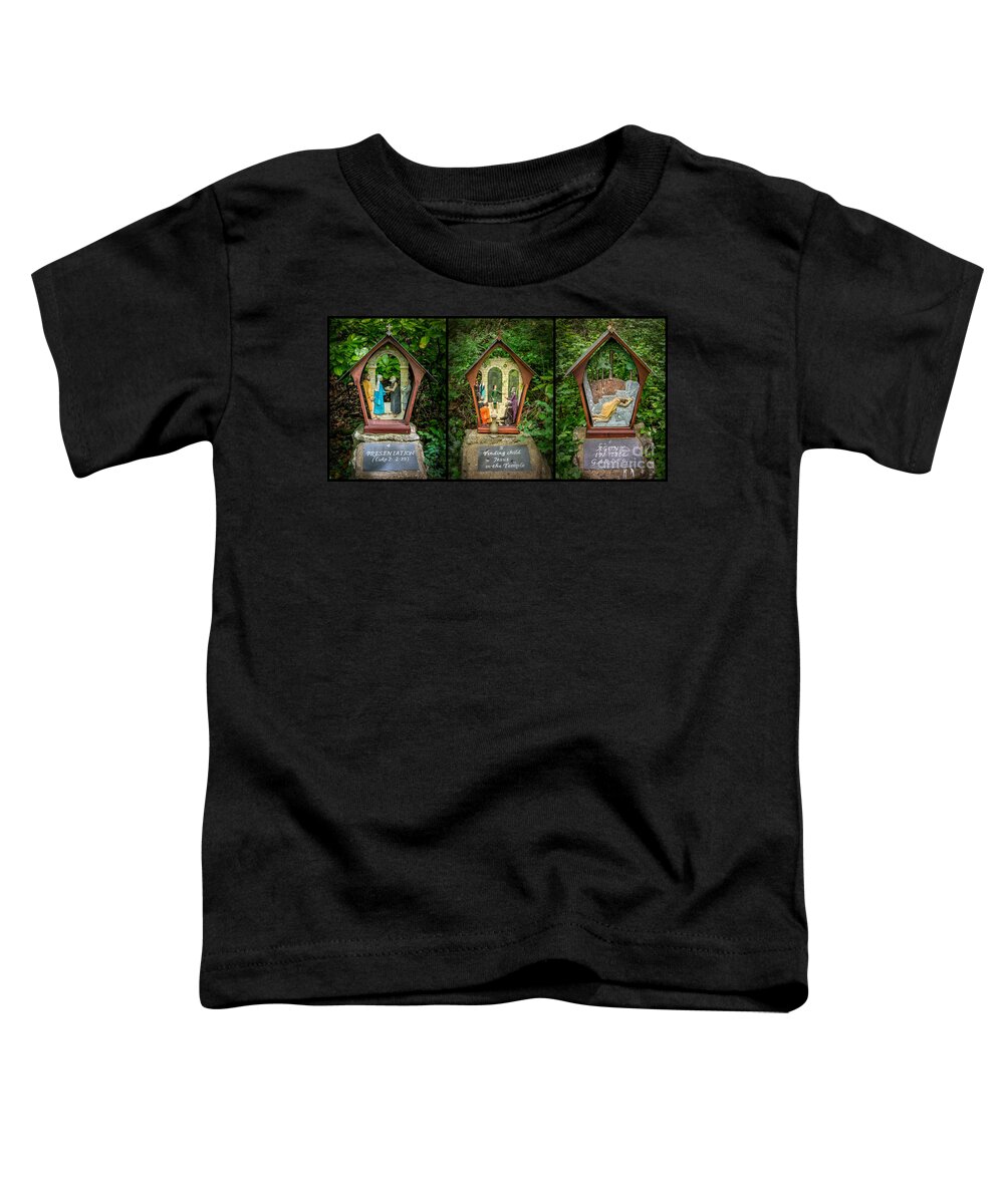 Catholic Toddler T-Shirt featuring the photograph Stations of the Cross 2 by Adrian Evans