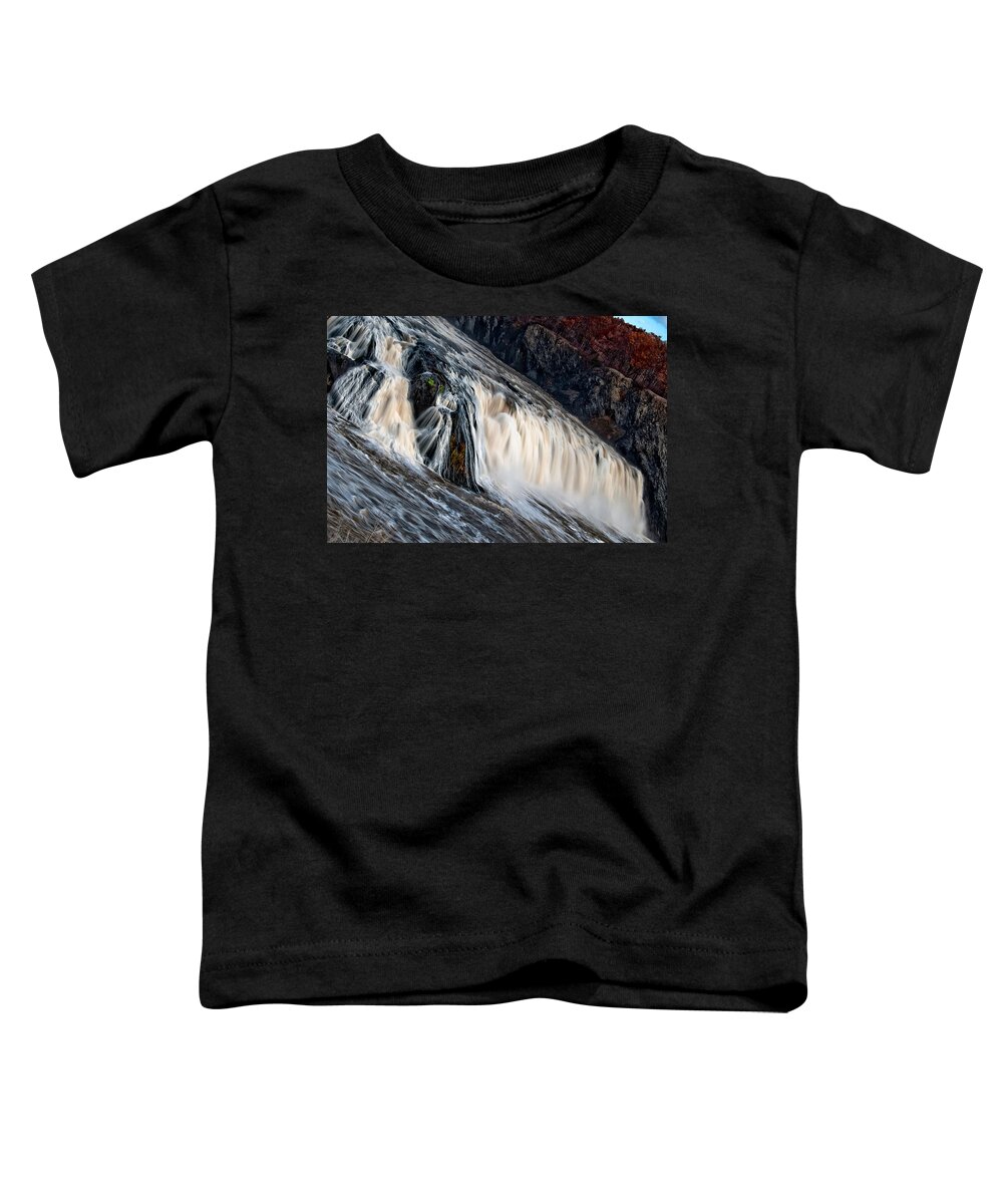 Autumn Toddler T-Shirt featuring the photograph Stormy Waters by Neil Shapiro