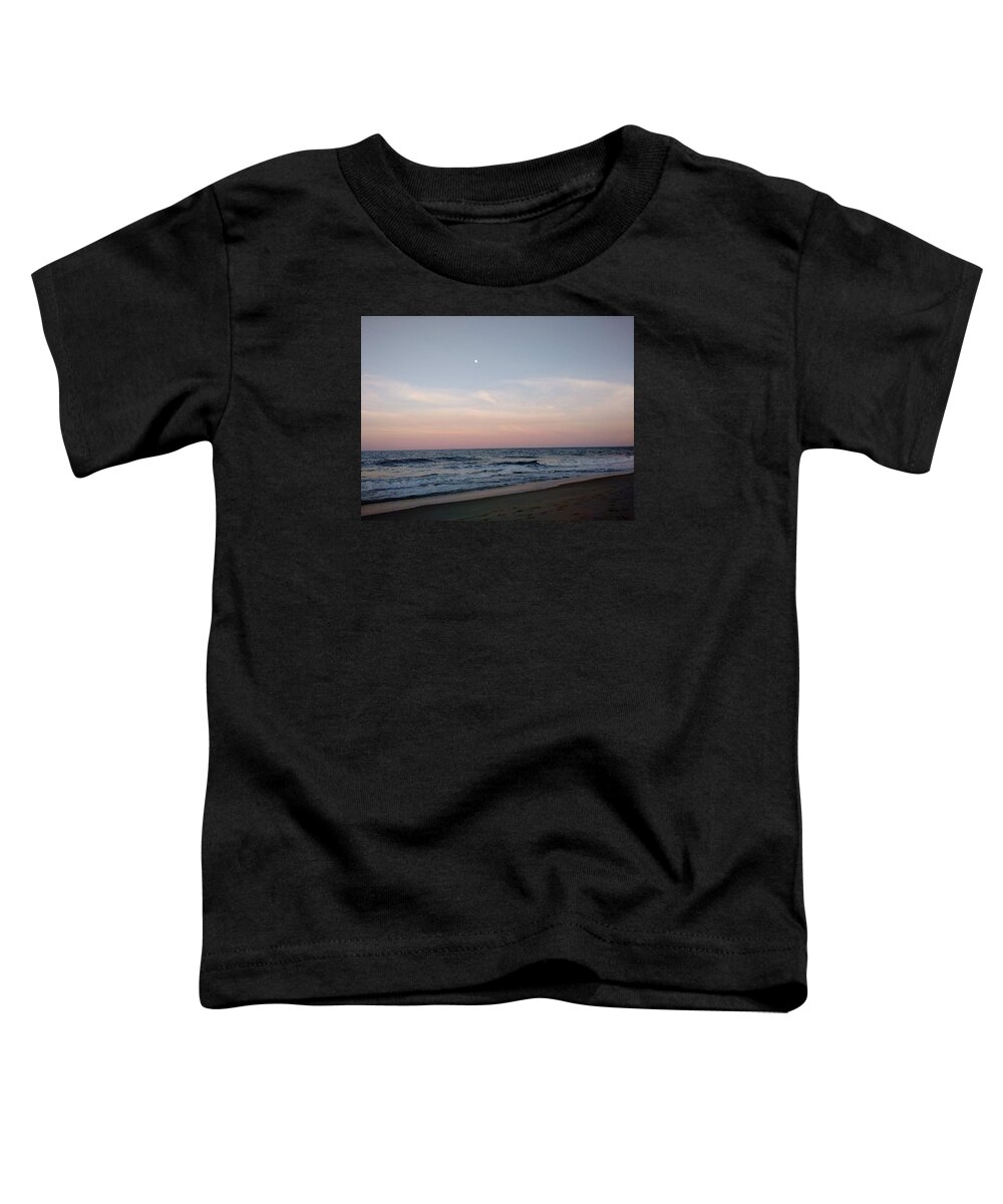 Sunset Toddler T-Shirt featuring the photograph Sunset Beyong The Horizon by Krys Whitney