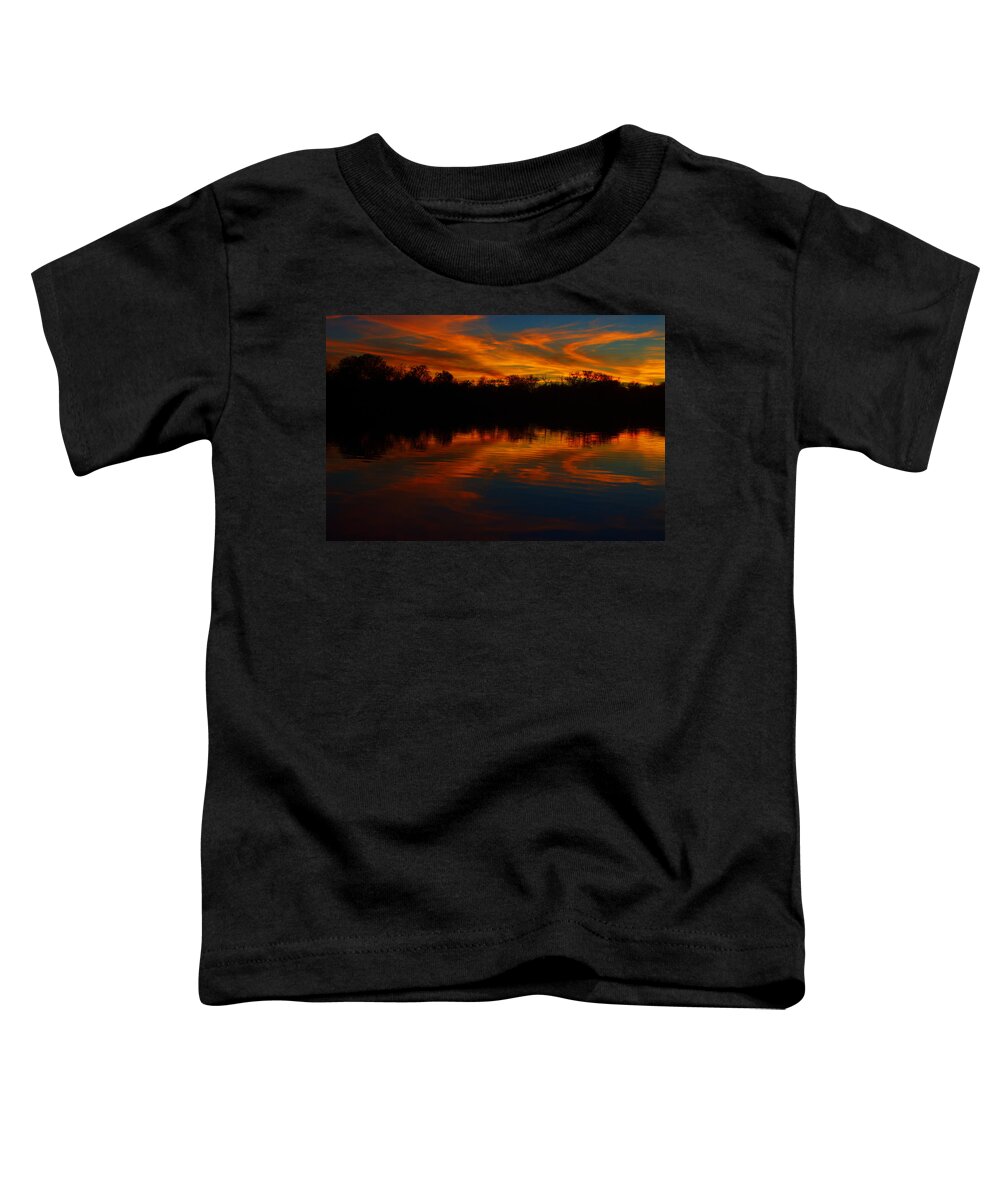 James Smullins Toddler T-Shirt featuring the photograph Sunset Illusions by James Smullins