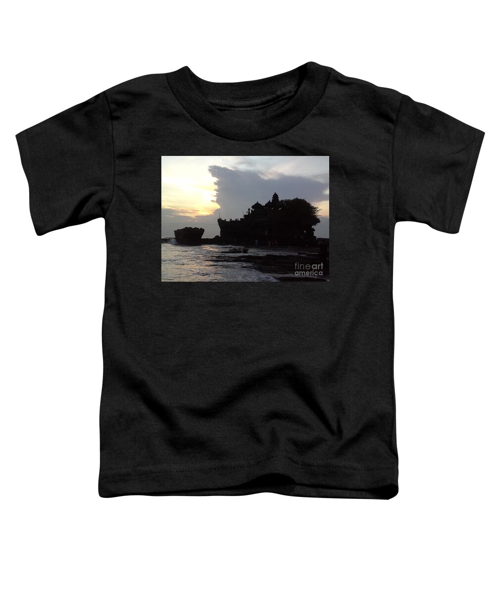 Tanah Lot Toddler T-Shirt featuring the photograph Tanah Lot Temple Bali Indonesia by Heather Kirk