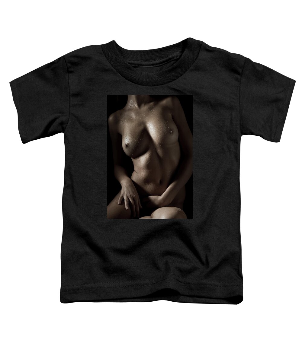 Nude Toddler T-Shirt featuring the photograph Temptation by Vitaly Vakhrushev