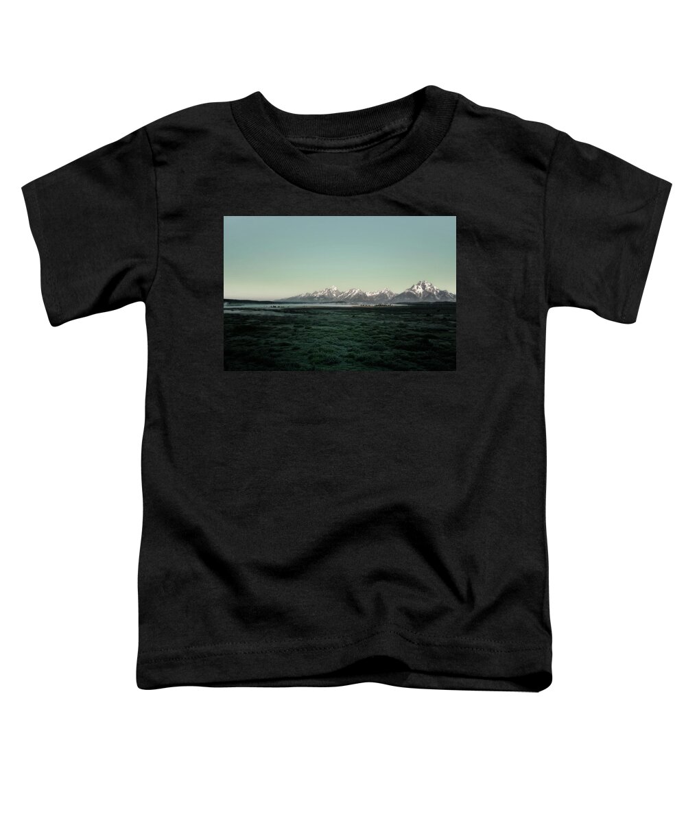 Mountains Toddler T-Shirt featuring the photograph Tetons by David Chasey