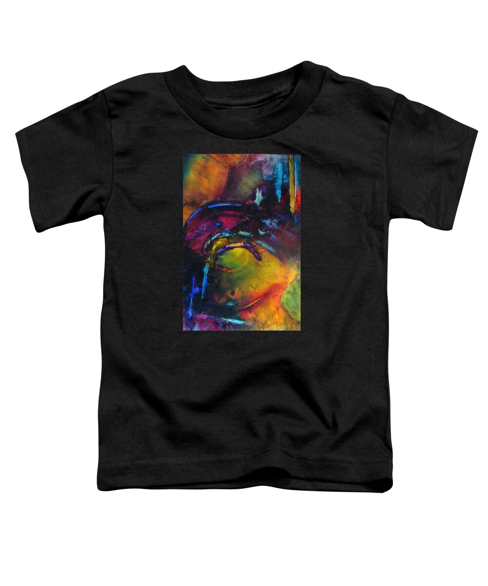 Bell Toddler T-Shirt featuring the painting That's How the Light Gets In by Janice Nabors Raiteri