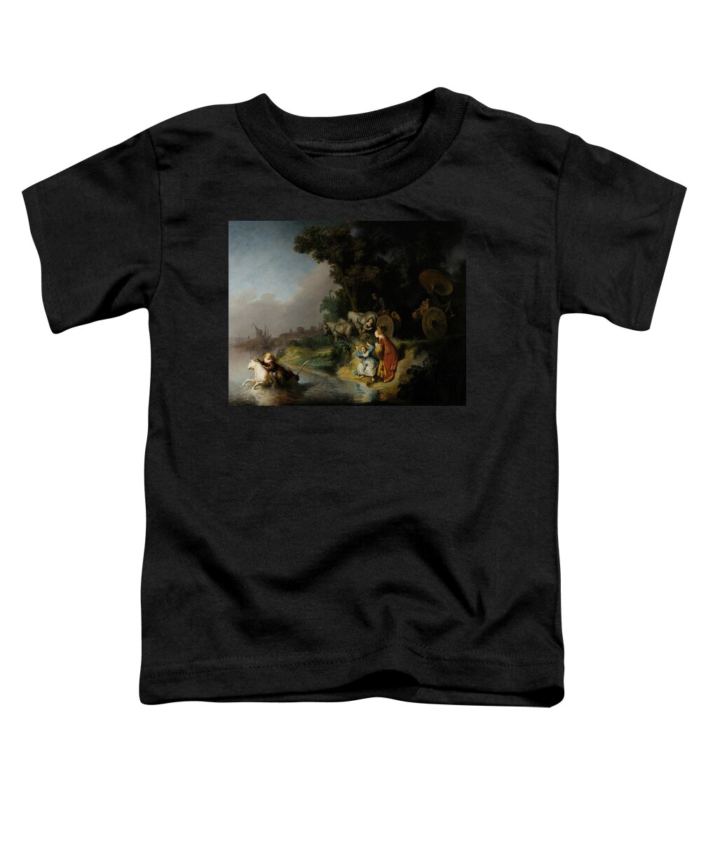 Rembrandt Toddler T-Shirt featuring the painting The Abduction of Europa by Rembrandt