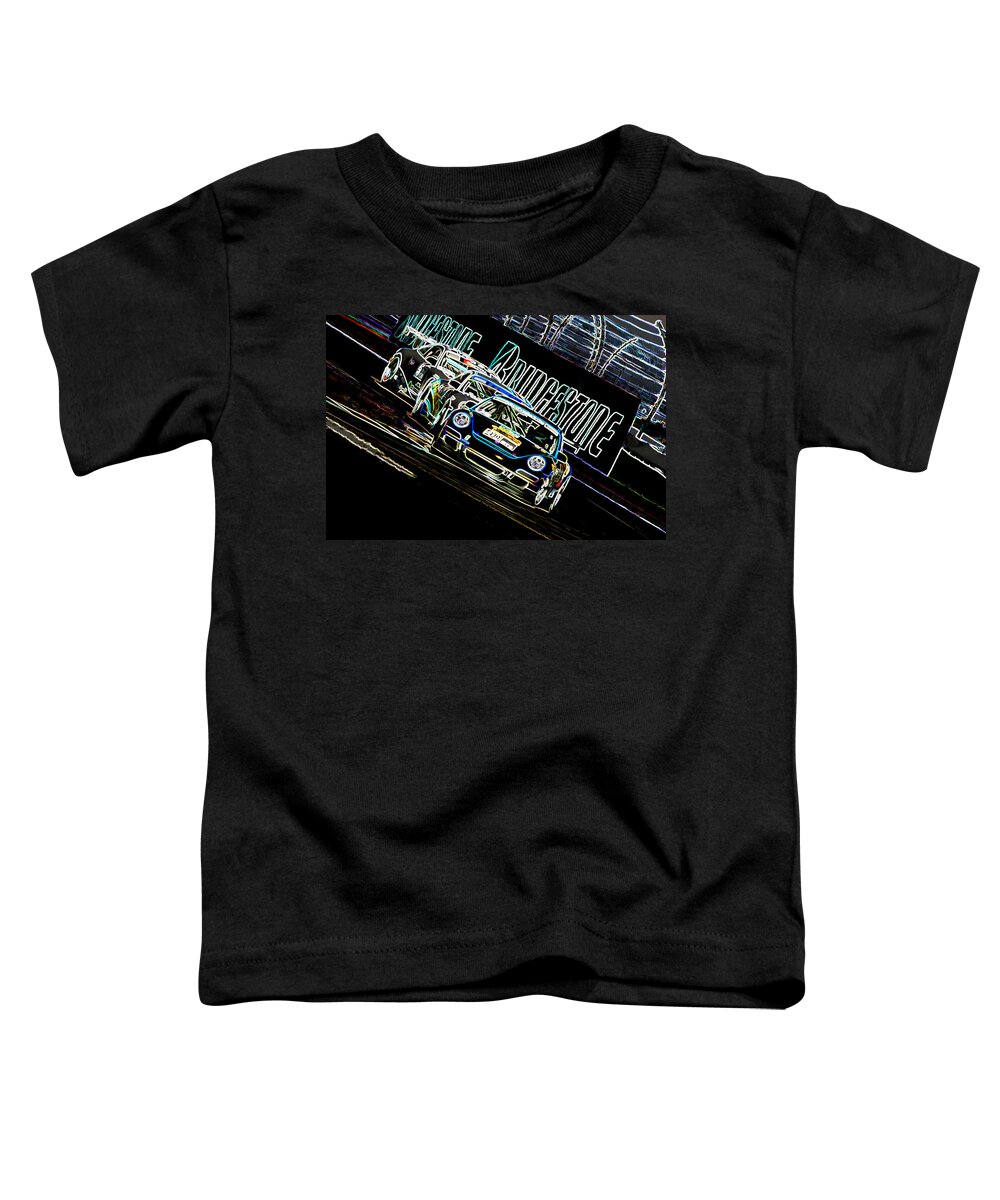 Porsche Toddler T-Shirt featuring the digital art The Apex by Sebastian Musial