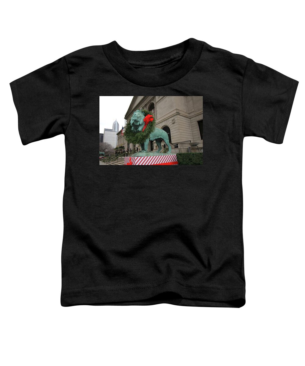 Art Institute Toddler T-Shirt featuring the photograph The Art Institute of Chicago by Jackson Pearson
