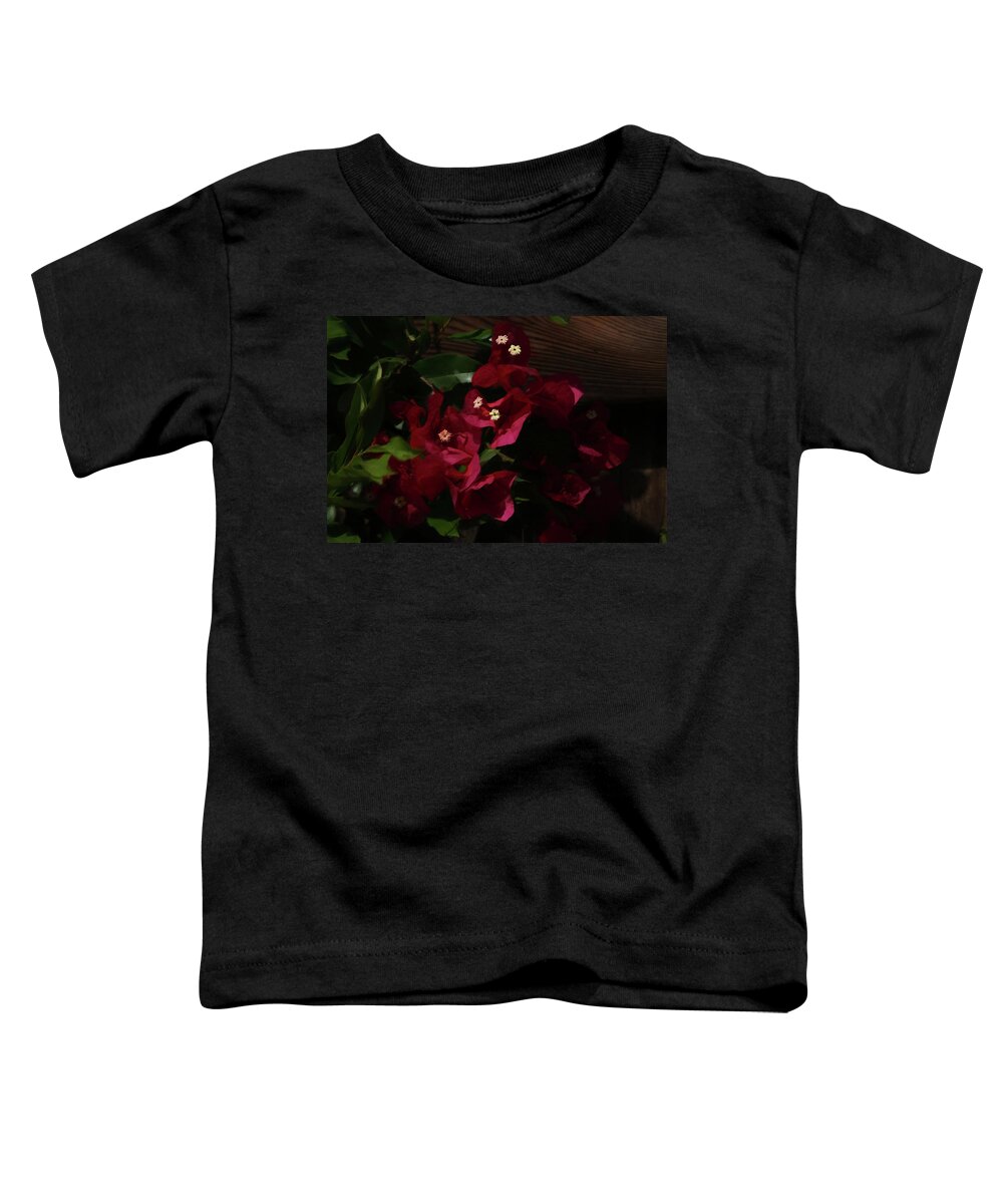 Bougainvillea Toddler T-Shirt featuring the digital art The Bougainvilleas by Ernest Echols