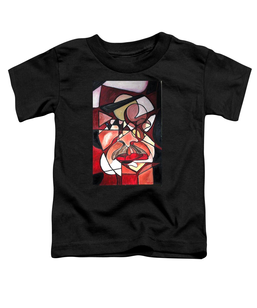 Abstract Toddler T-Shirt featuring the painting The Brain Surgeon by Patricia Arroyo