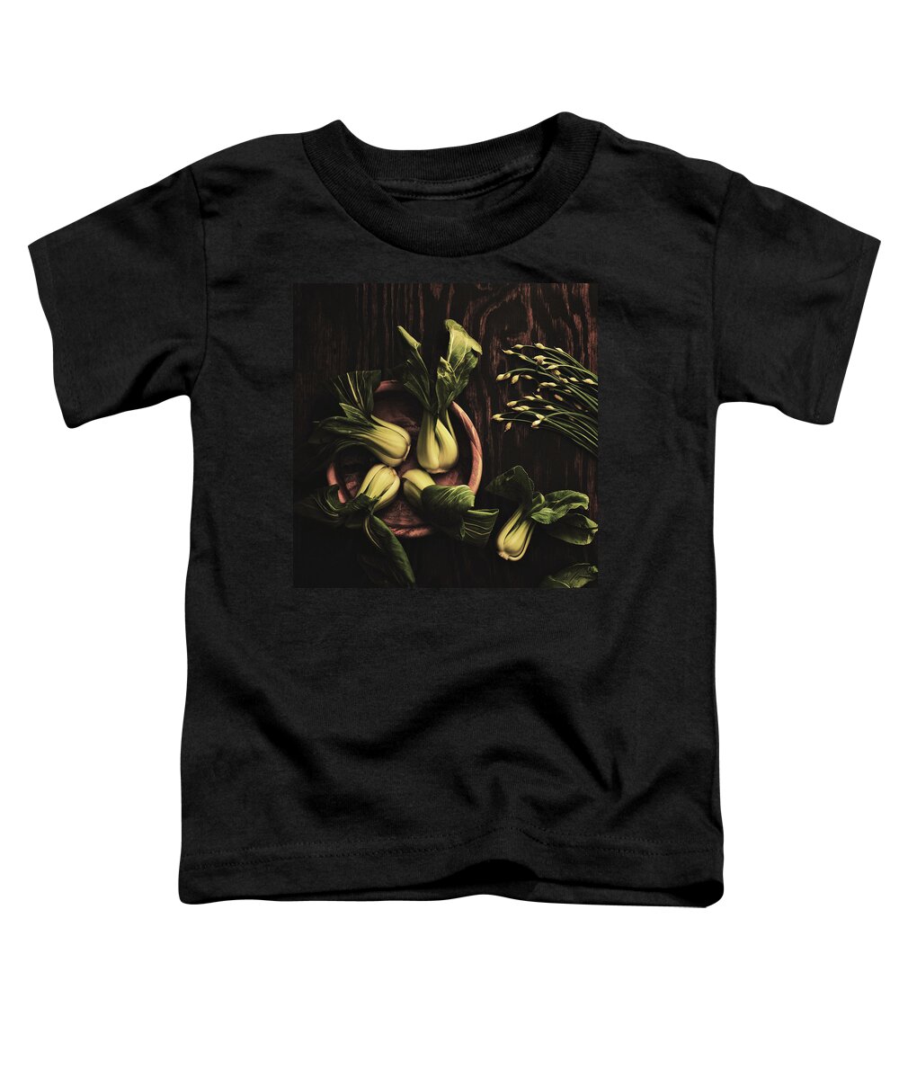 The Chinese Table Toddler T-Shirt featuring the photograph The Chinese Table by Susan Maxwell Schmidt