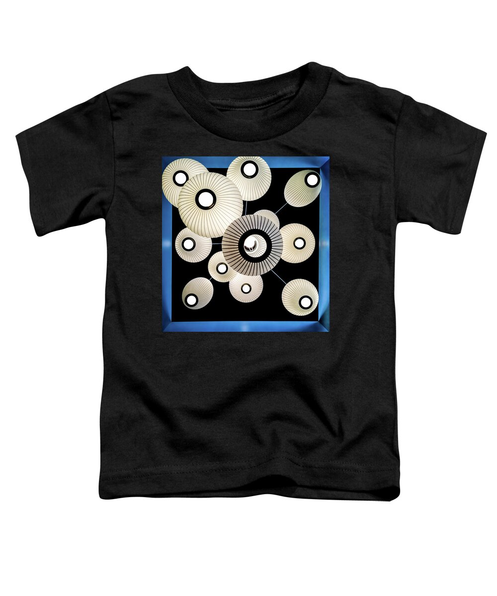 Architecture Lighting Toddler T-Shirt featuring the photograph The Eyes Of Architecture by Karen Wiles