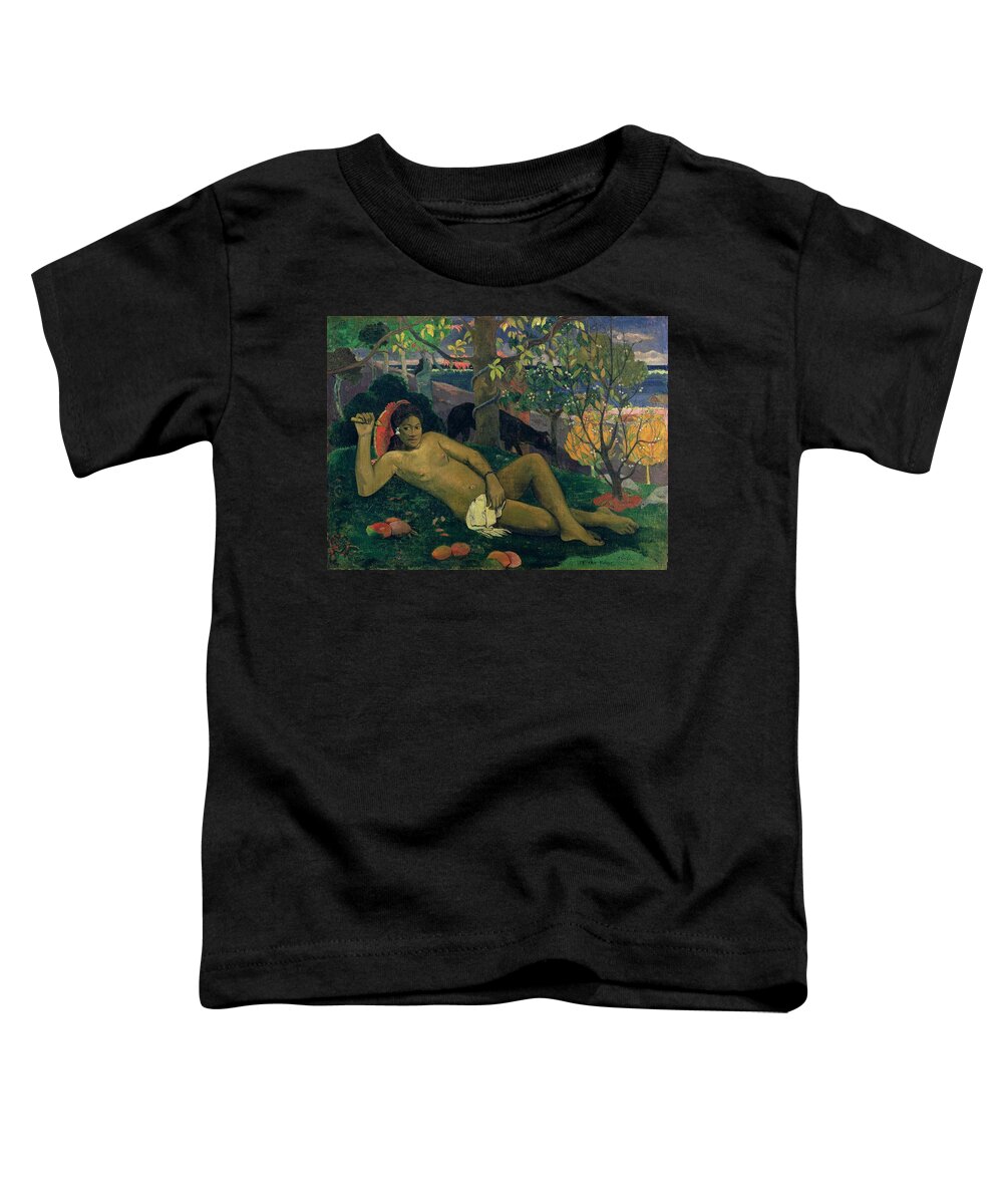 Arii Toddler T-Shirt featuring the painting The Kings Wife by Paul Gauguin