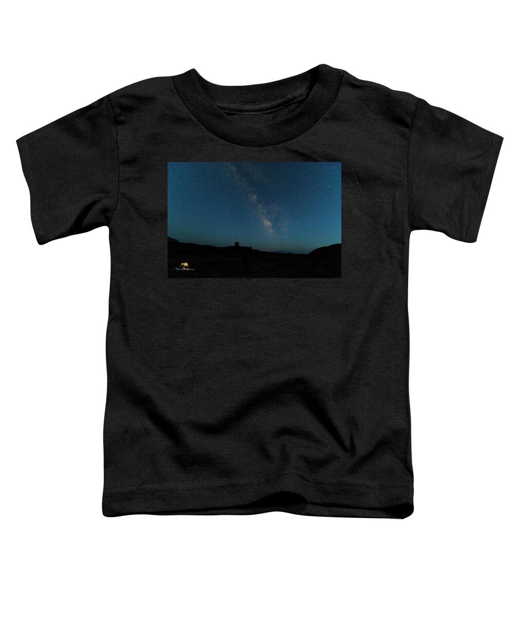 Colorado Plateau Toddler T-Shirt featuring the photograph The Milky Way at Goblin Valley by Jim Thompson