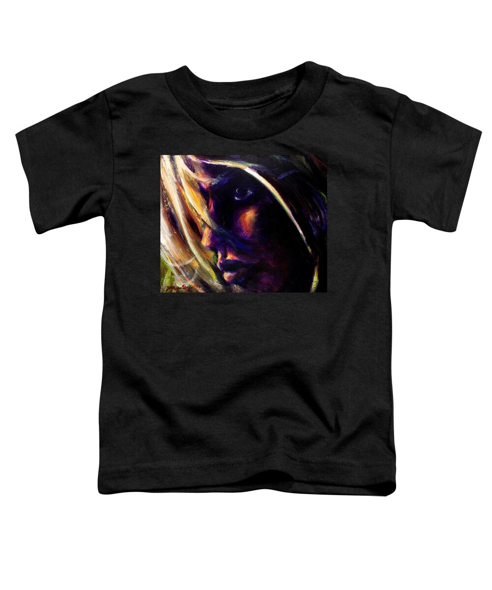 Acrylic Toddler T-Shirt featuring the painting The Past is Gone by Jason Reinhardt
