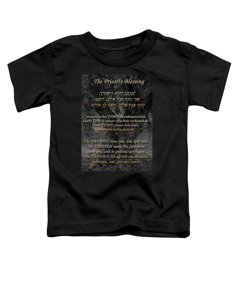 Blessing Toddler T-Shirt featuring the photograph The Priestly Blessing Olive Tree by Tikvah's Hope
