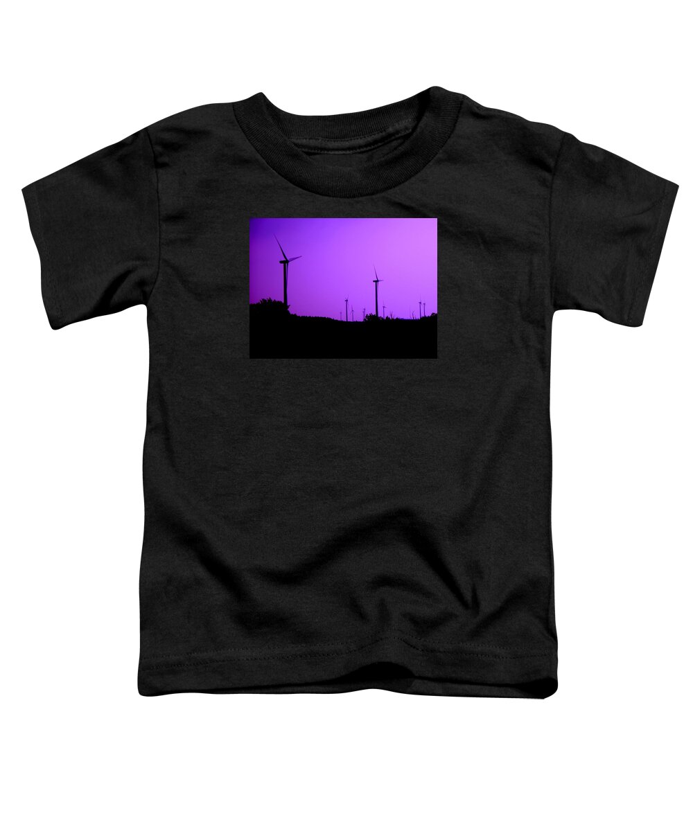 Purple Toddler T-Shirt featuring the photograph The Purple Expanse by Christopher Brown