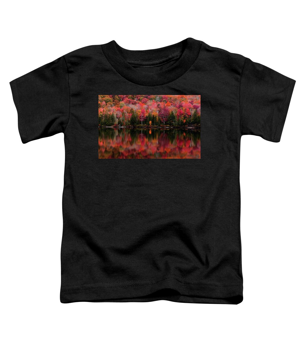Fall Toddler T-Shirt featuring the photograph The Reflection by Tim Kirchoff