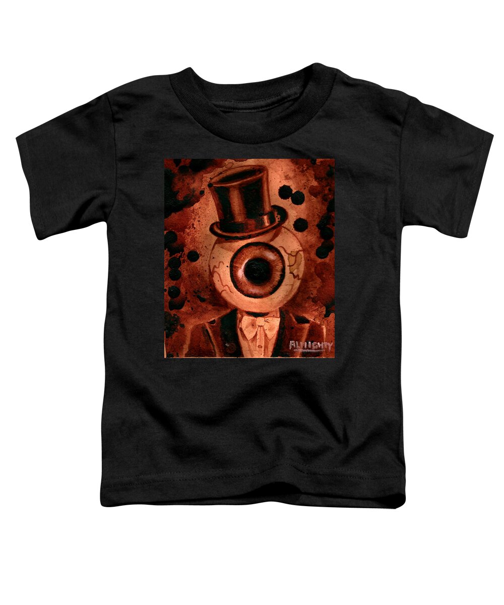 Toddler T-Shirt featuring the painting THE RESIDENTS - proto 2 by Ryan Almighty