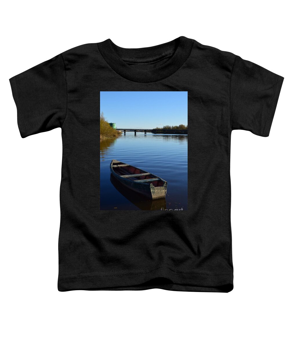 River Suir Toddler T-Shirt featuring the photograph The River Suir at Fiddown by Joe Cashin