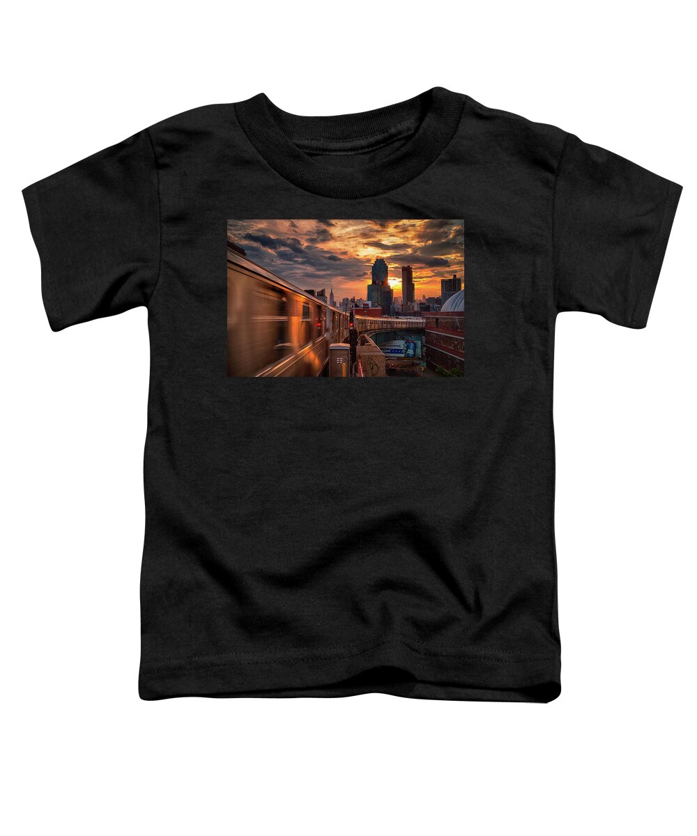 New York City Toddler T-Shirt featuring the photograph The Seven II by Raf Winterpacht