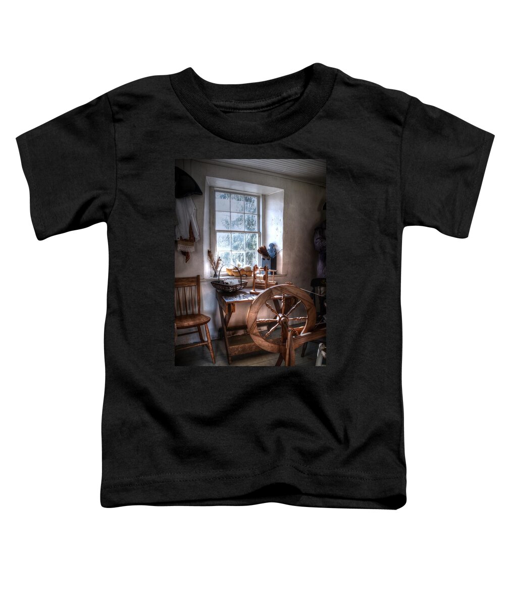 Room Toddler T-Shirt featuring the photograph The Sewing Room by Ronda Ryan