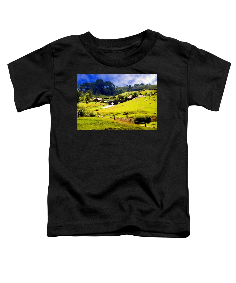 The Shire Toddler T-Shirt featuring the photograph The Shire by Kathryn McBride