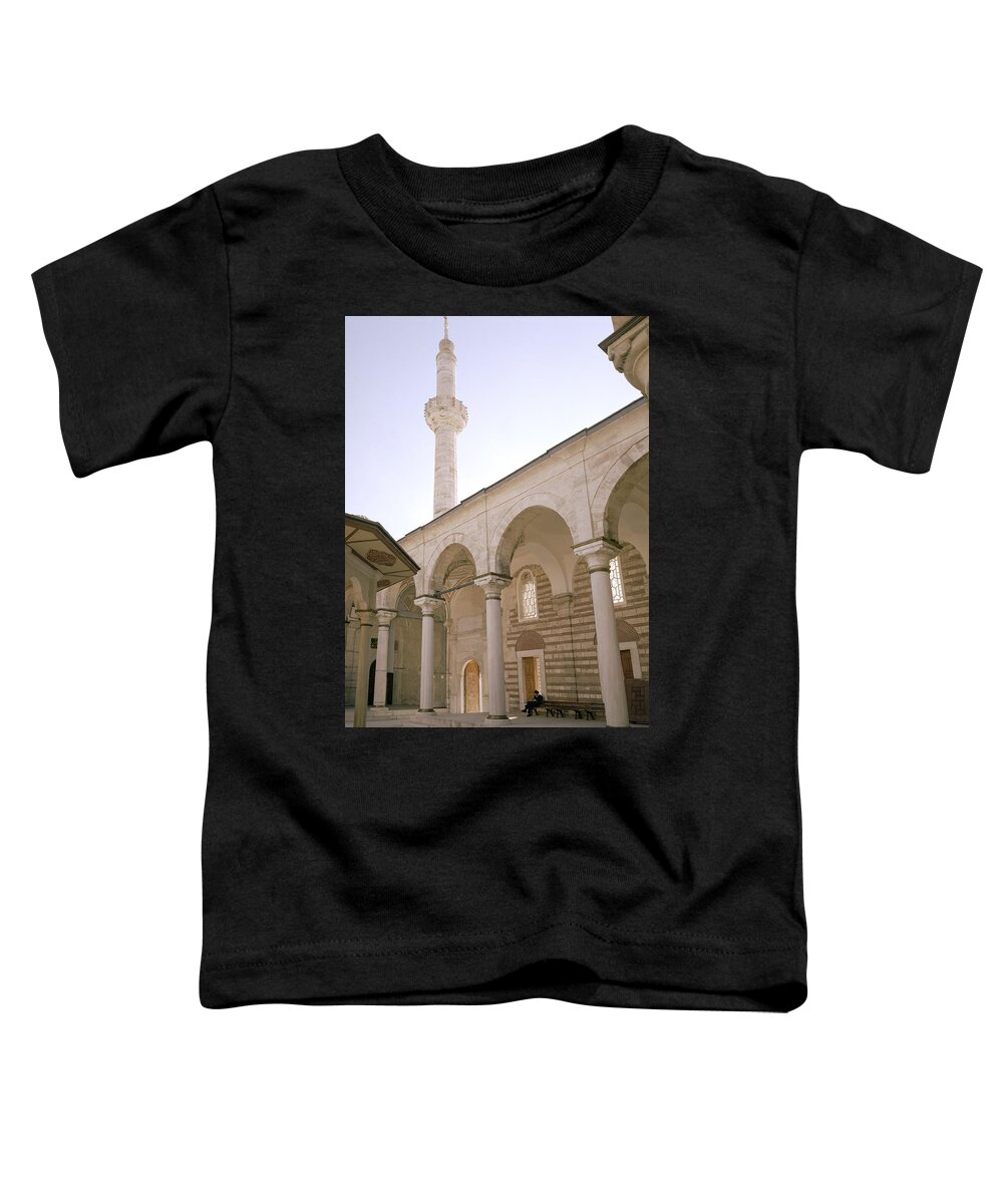 Istanbul Toddler T-Shirt featuring the photograph The Tulip Mosque by Shaun Higson