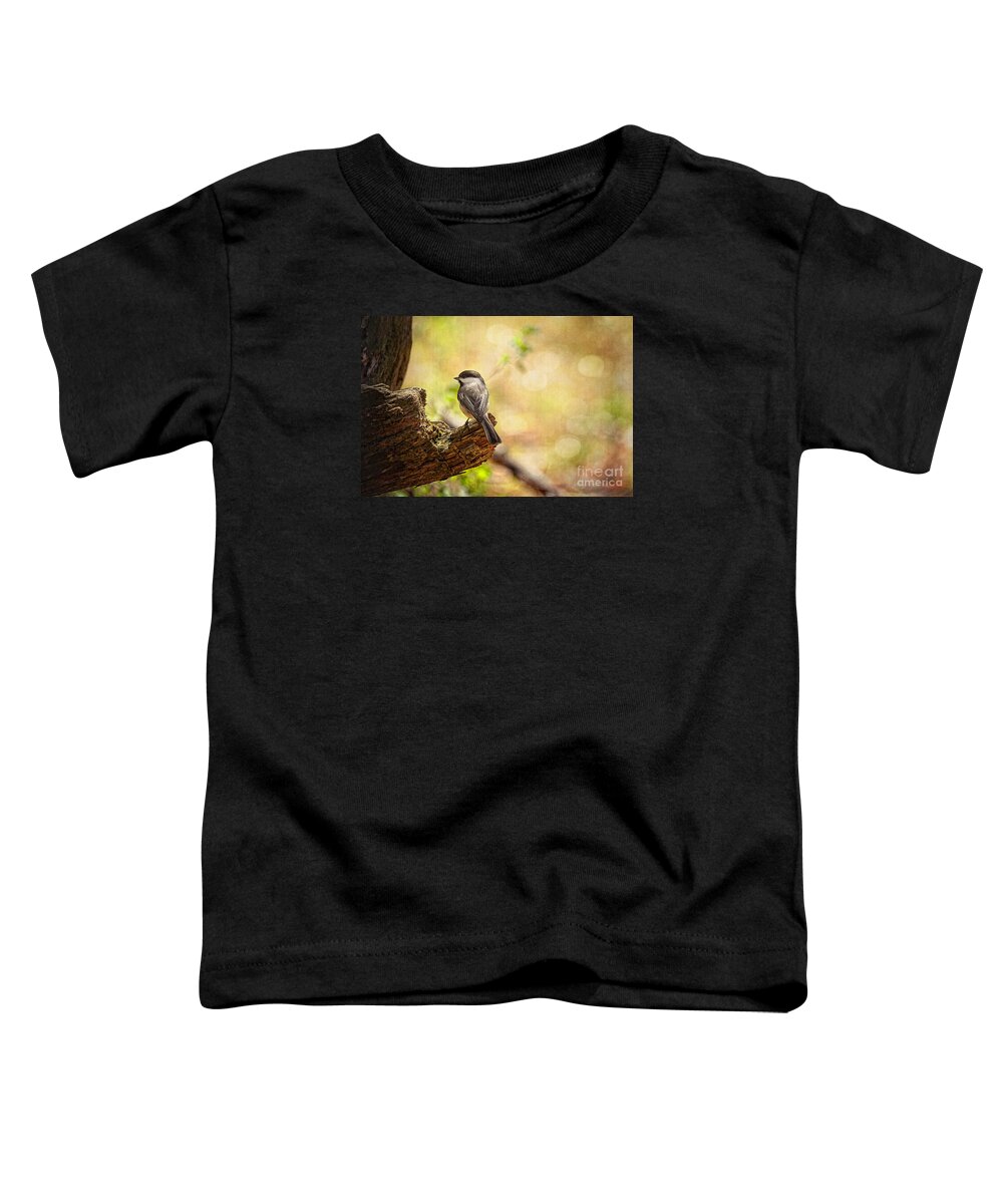 Bird Toddler T-Shirt featuring the photograph Thinking of Spring by Lois Bryan