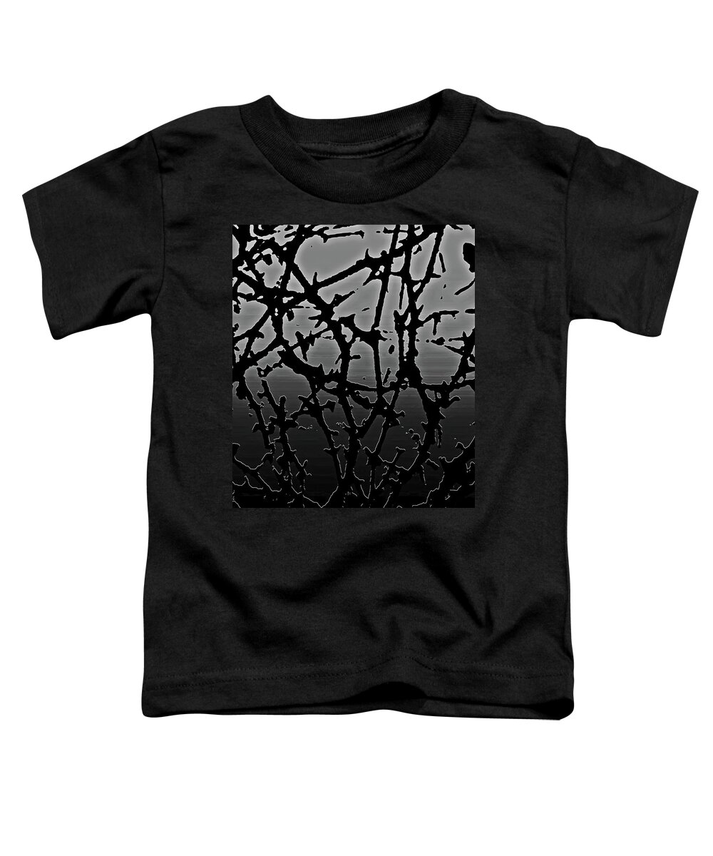 Crown Of Thorns Toddler T-Shirt featuring the photograph Thorned by Gina O'Brien