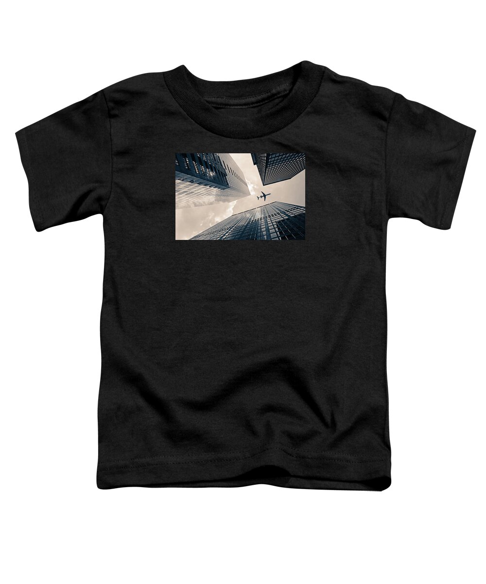 New York Toddler T-Shirt featuring the photograph Time Frame by Iryna Goodall