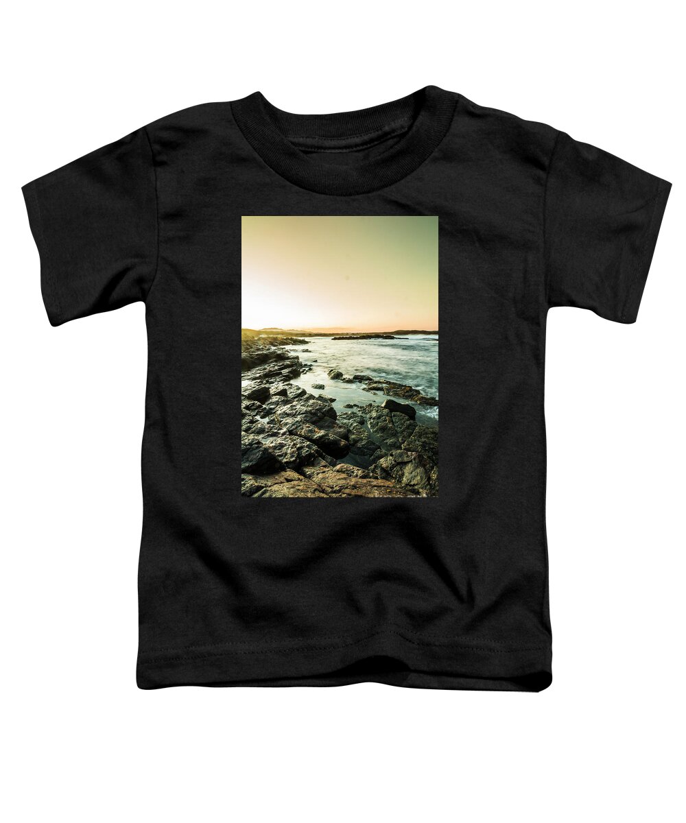Coast Toddler T-Shirt featuring the photograph Tranquil cove by Jorgo Photography