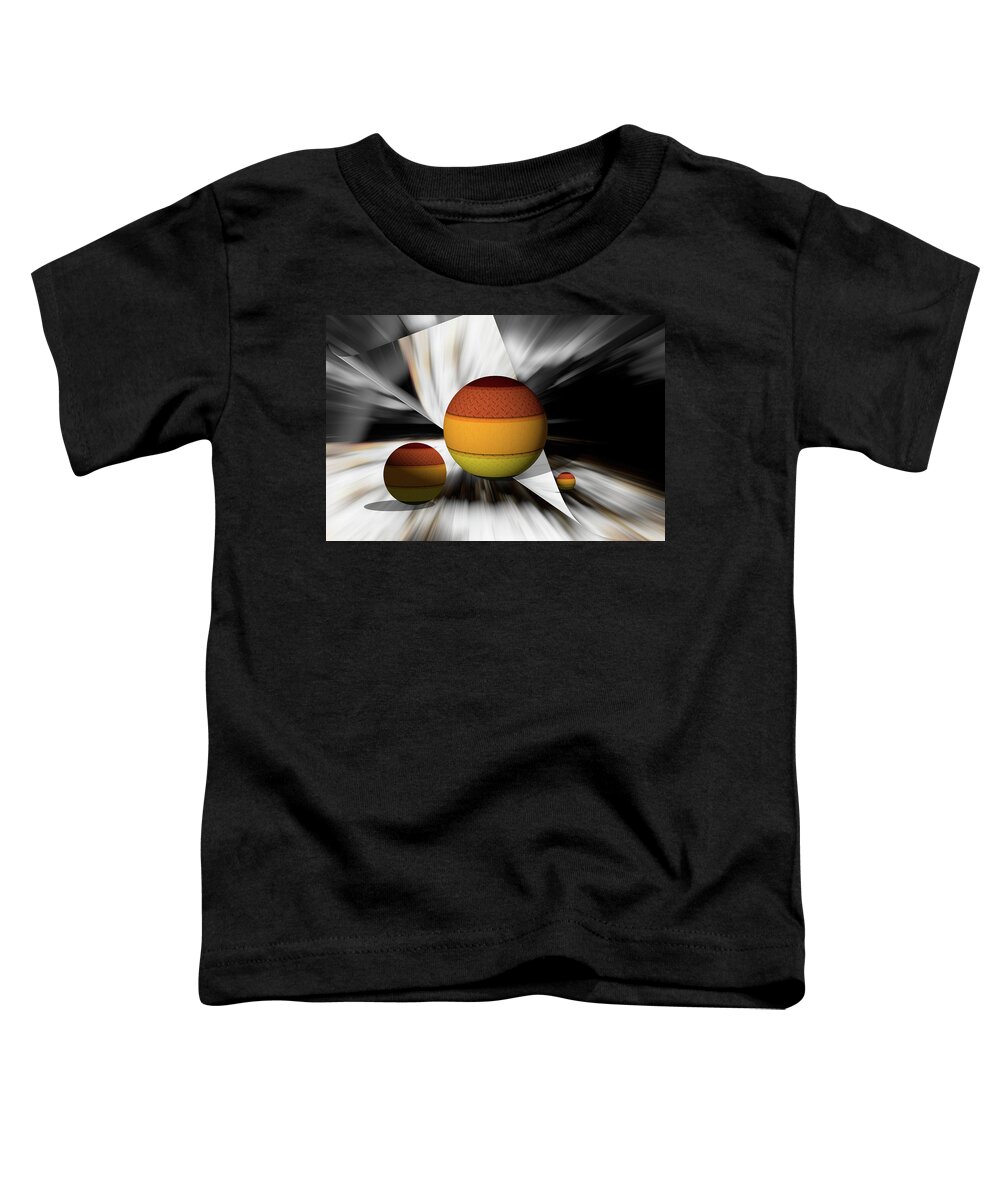Art Toddler T-Shirt featuring the digital art Three Brothers.../ Digital Concept by Aleksandrs Drozdovs