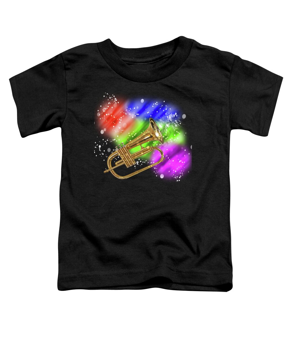 Music Toddler T-Shirt featuring the photograph Trumpet Celebration by Gill Billington