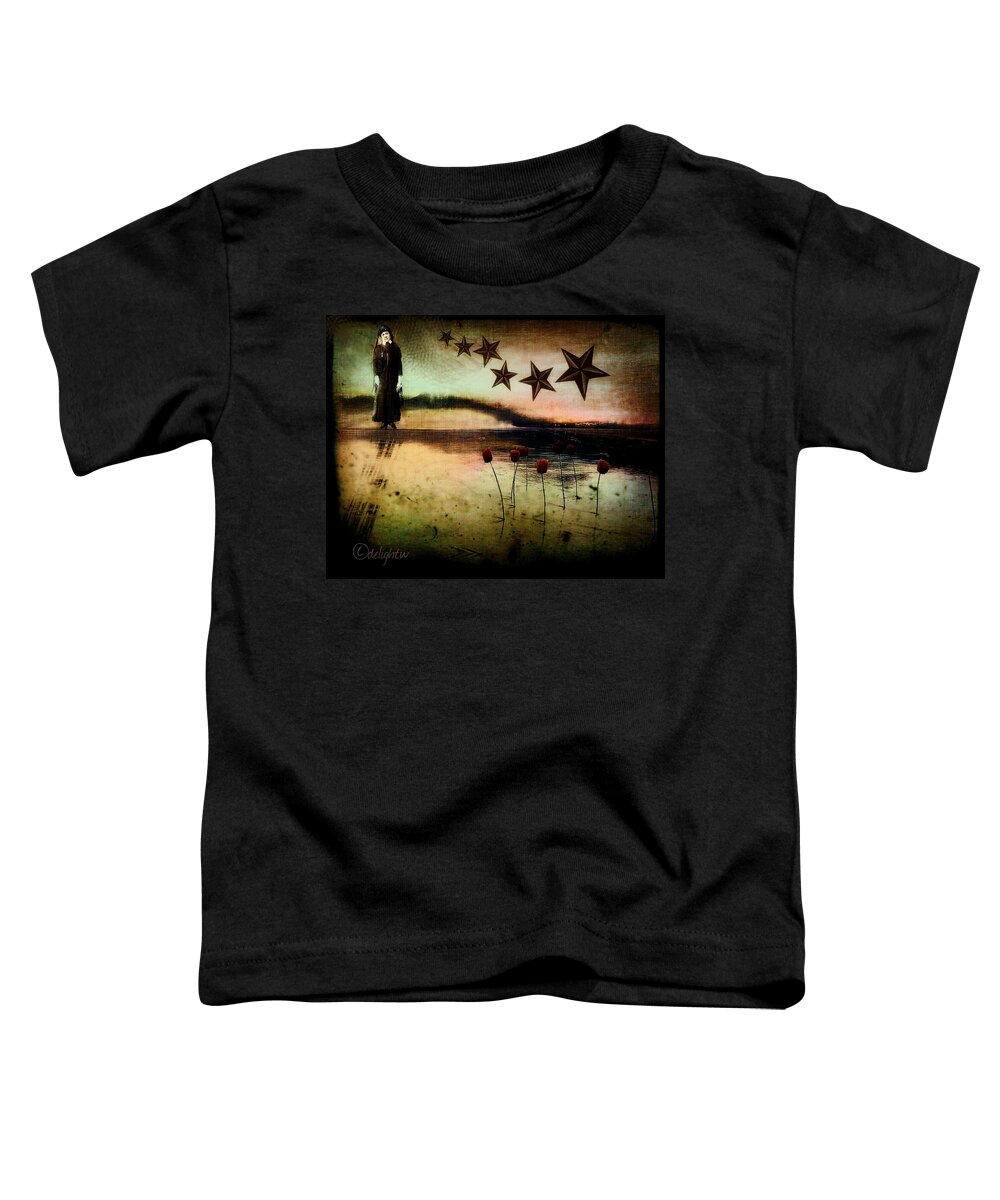 Woman Toddler T-Shirt featuring the digital art Twilight by Delight Worthyn