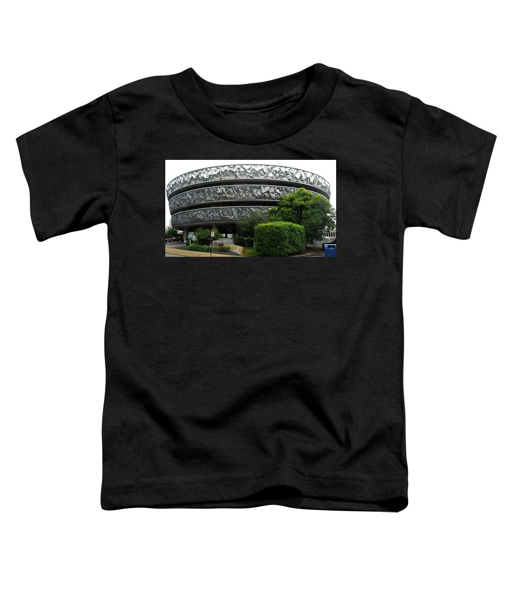 Market Building Toddler T-Shirt featuring the photograph Ugliest building 1 by Ron Kandt