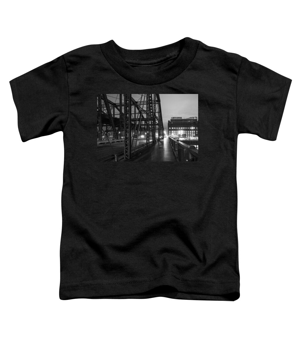 Boston Toddler T-Shirt featuring the photograph Washington Street Bridge by SR Green
