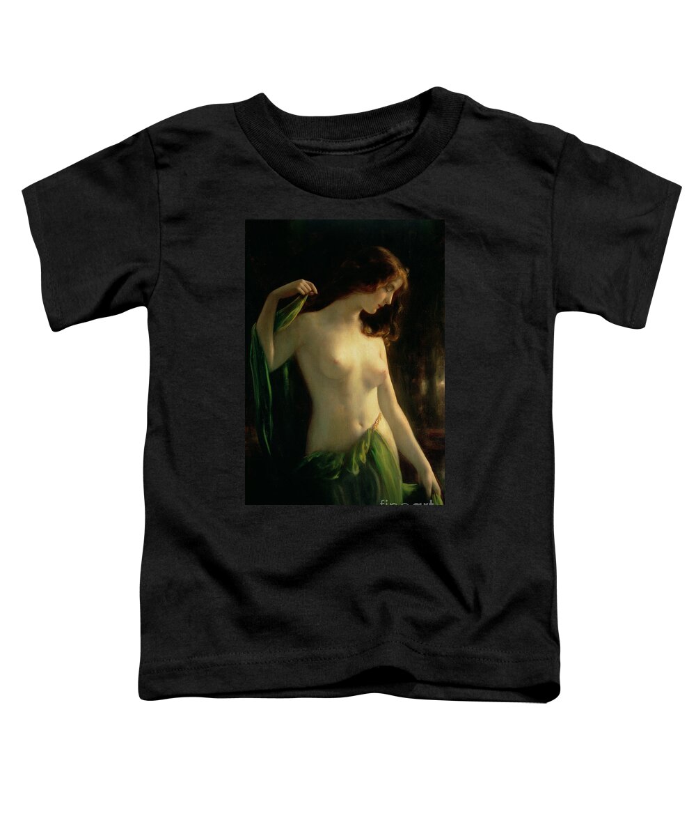 Water Nymph Toddler T-Shirt featuring the painting Water Nymph by Otto Theodor Gustav Lingner