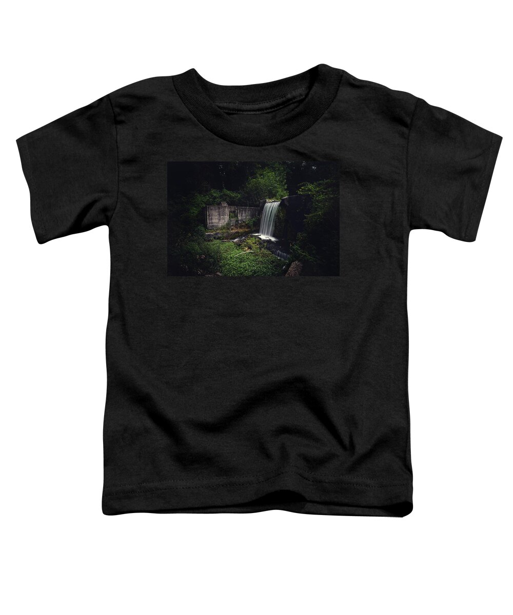 32-bit Hdr Toddler T-Shirt featuring the photograph Waterfall at Paradise Springs by Scott Norris