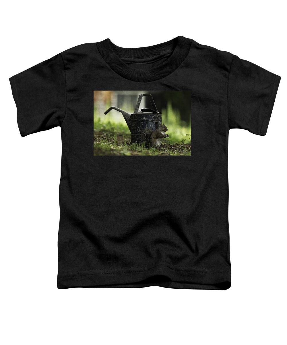Watering Can Toddler T-Shirt featuring the photograph Watering Can by Everet Regal
