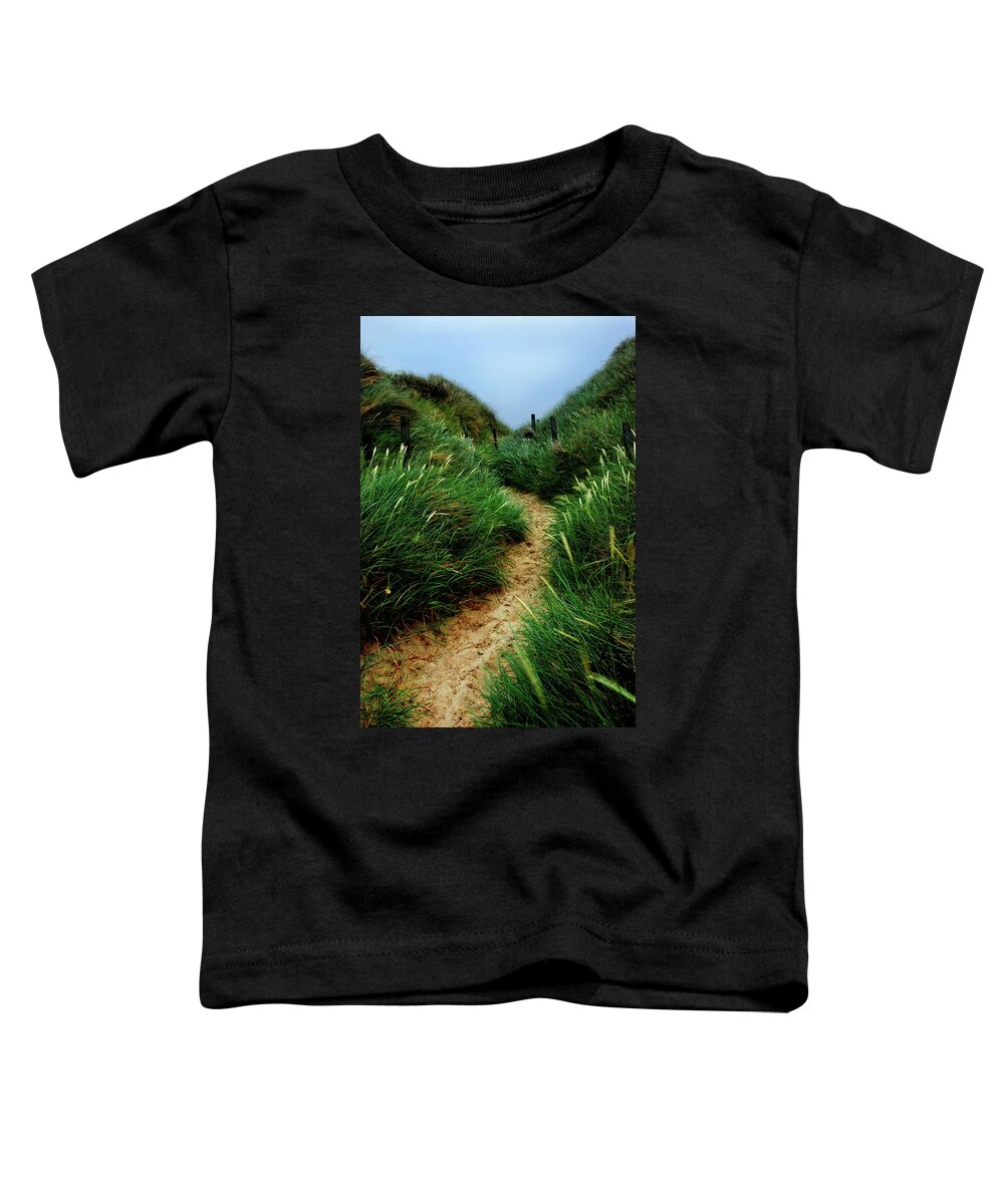 Beach Toddler T-Shirt featuring the photograph Way Through The Dunes by Hannes Cmarits