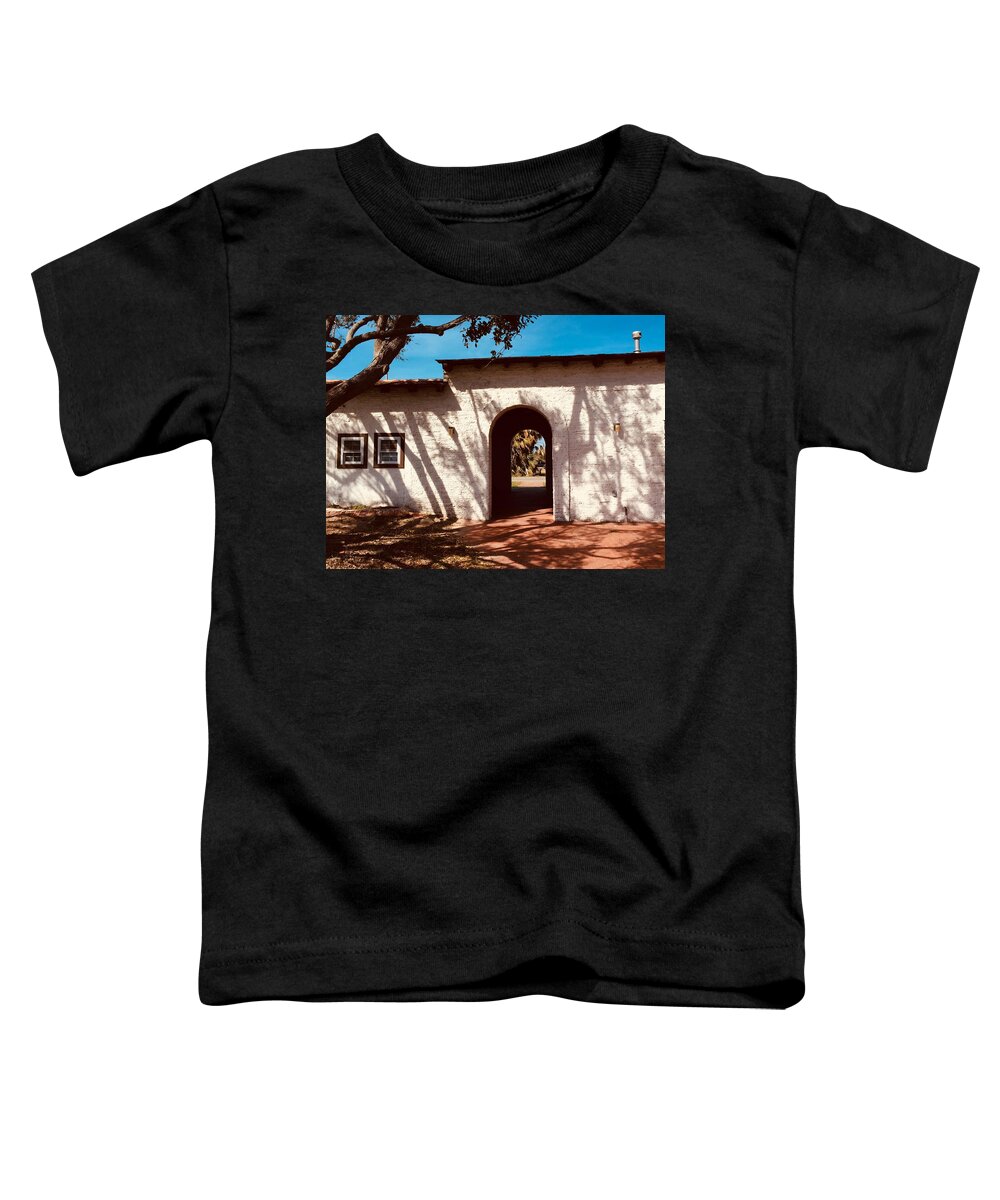 Doorway Toddler T-Shirt featuring the photograph Welcome by Christine Lathrop