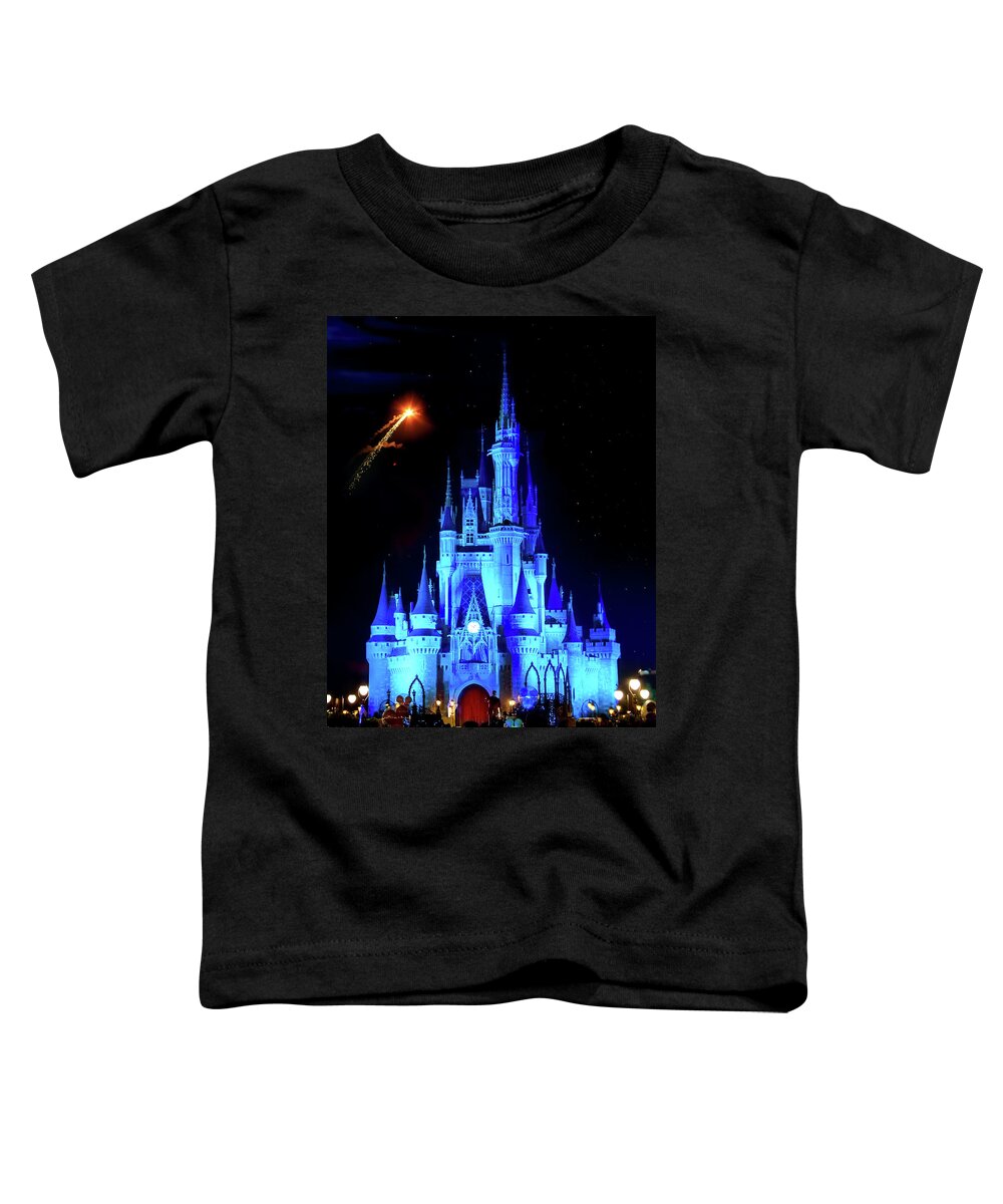 Magic Kingdom Toddler T-Shirt featuring the photograph When You Wish Upon A Star by Mark Andrew Thomas