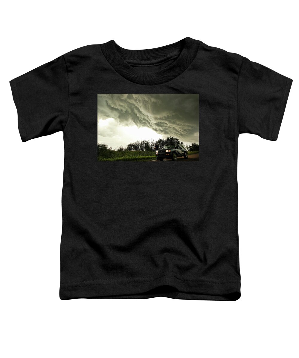 Clouds Toddler T-Shirt featuring the photograph Willowbrook Beast by Ryan Crouse