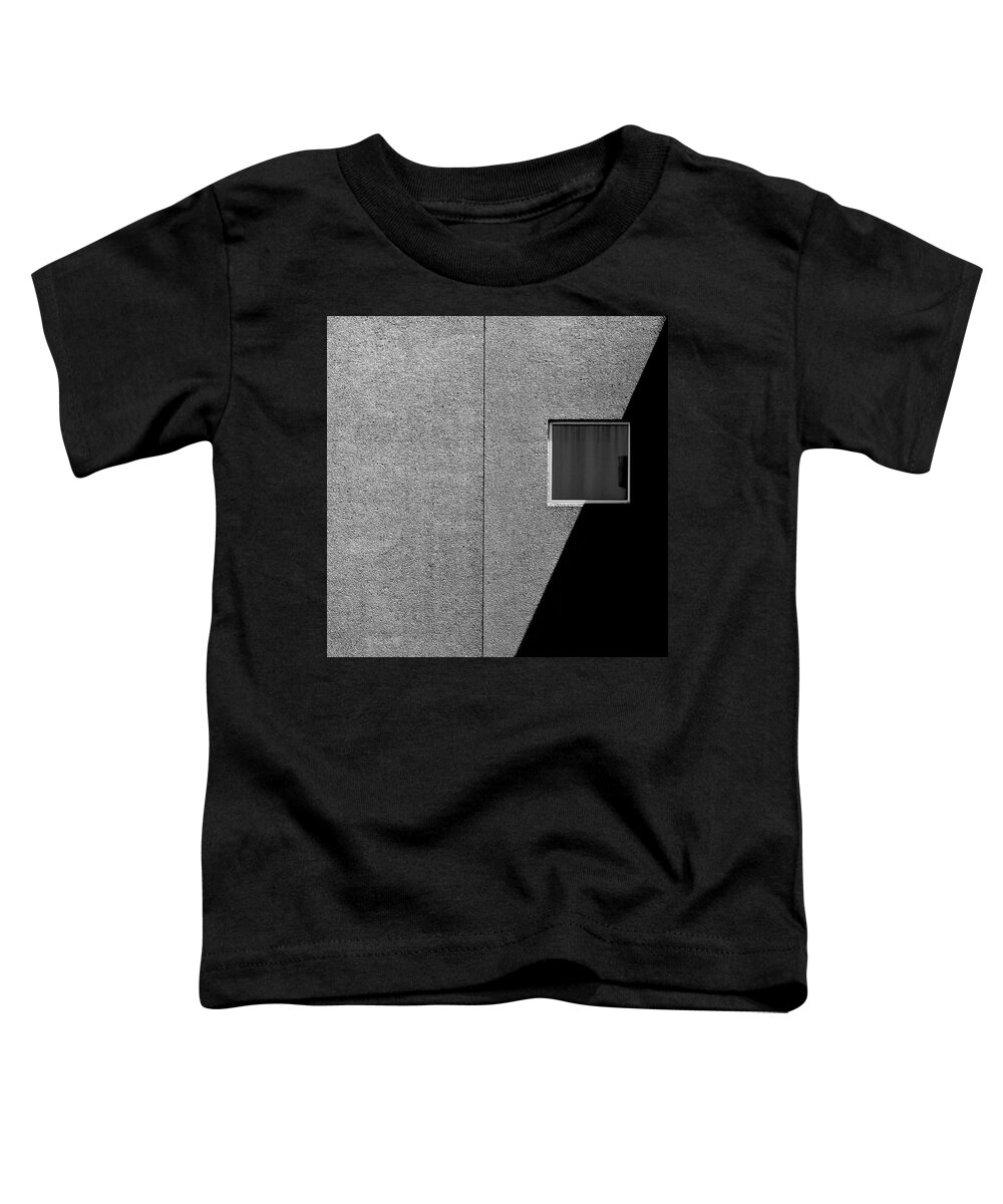 Urban Toddler T-Shirt featuring the photograph Square - Window and Shadow by Stuart Allen