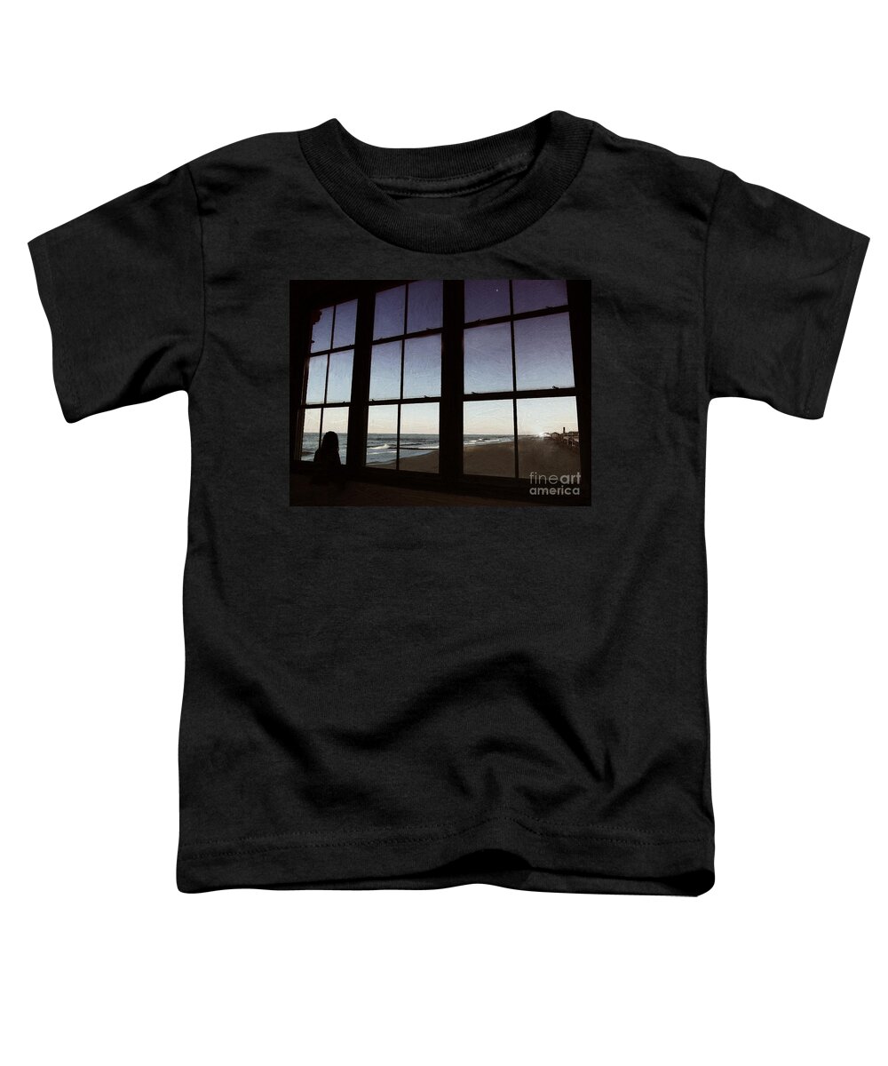 Twilight Toddler T-Shirt featuring the painting Wish I May... by RC DeWinter