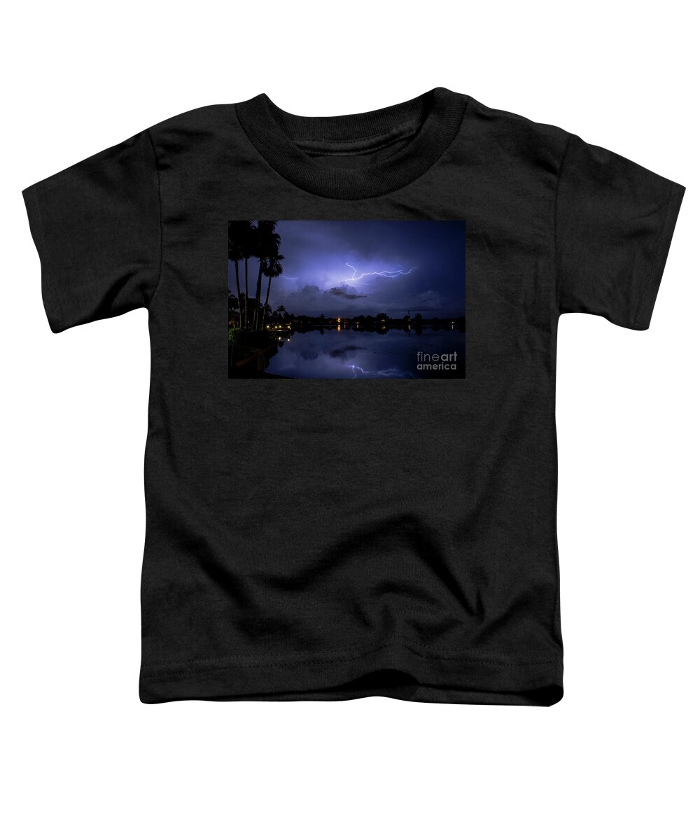 Lightning Toddler T-Shirt featuring the photograph Wispy by Quinn Sedam