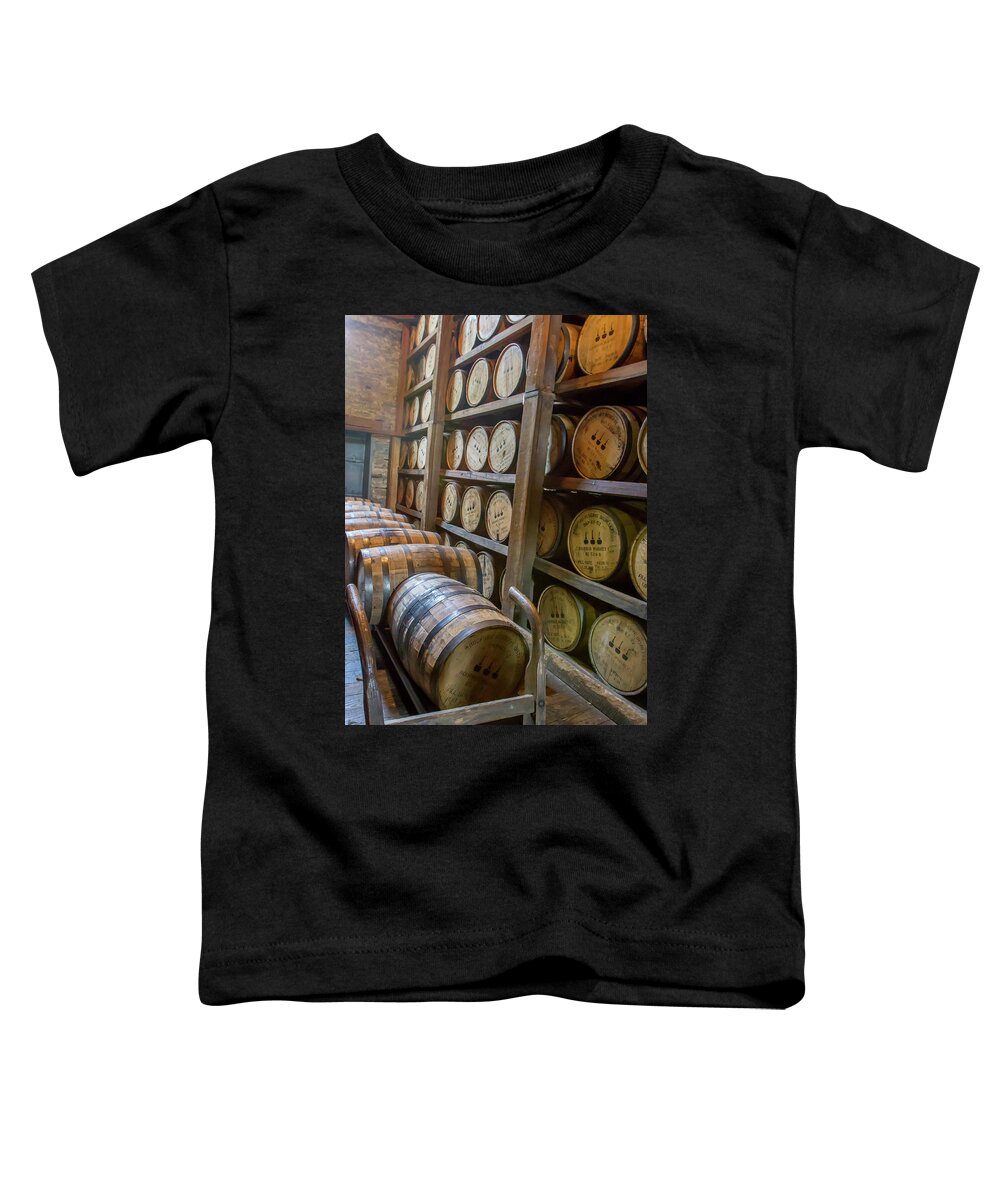 Aging. Age Toddler T-Shirt featuring the photograph Woodford Reserves RIk house by Karen Foley