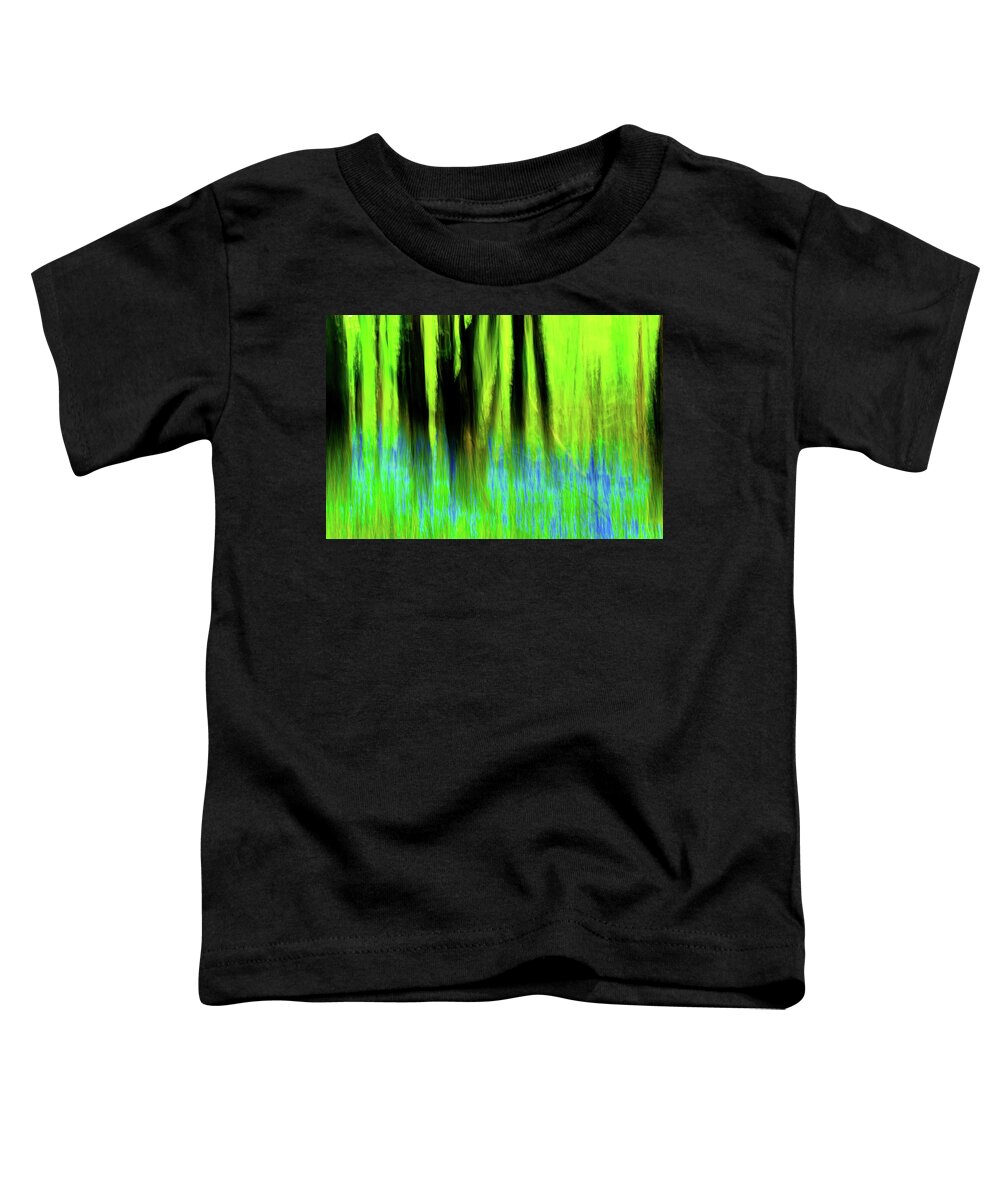 Abstract Toddler T-Shirt featuring the photograph Woodland Abstract vi by Helen Jackson