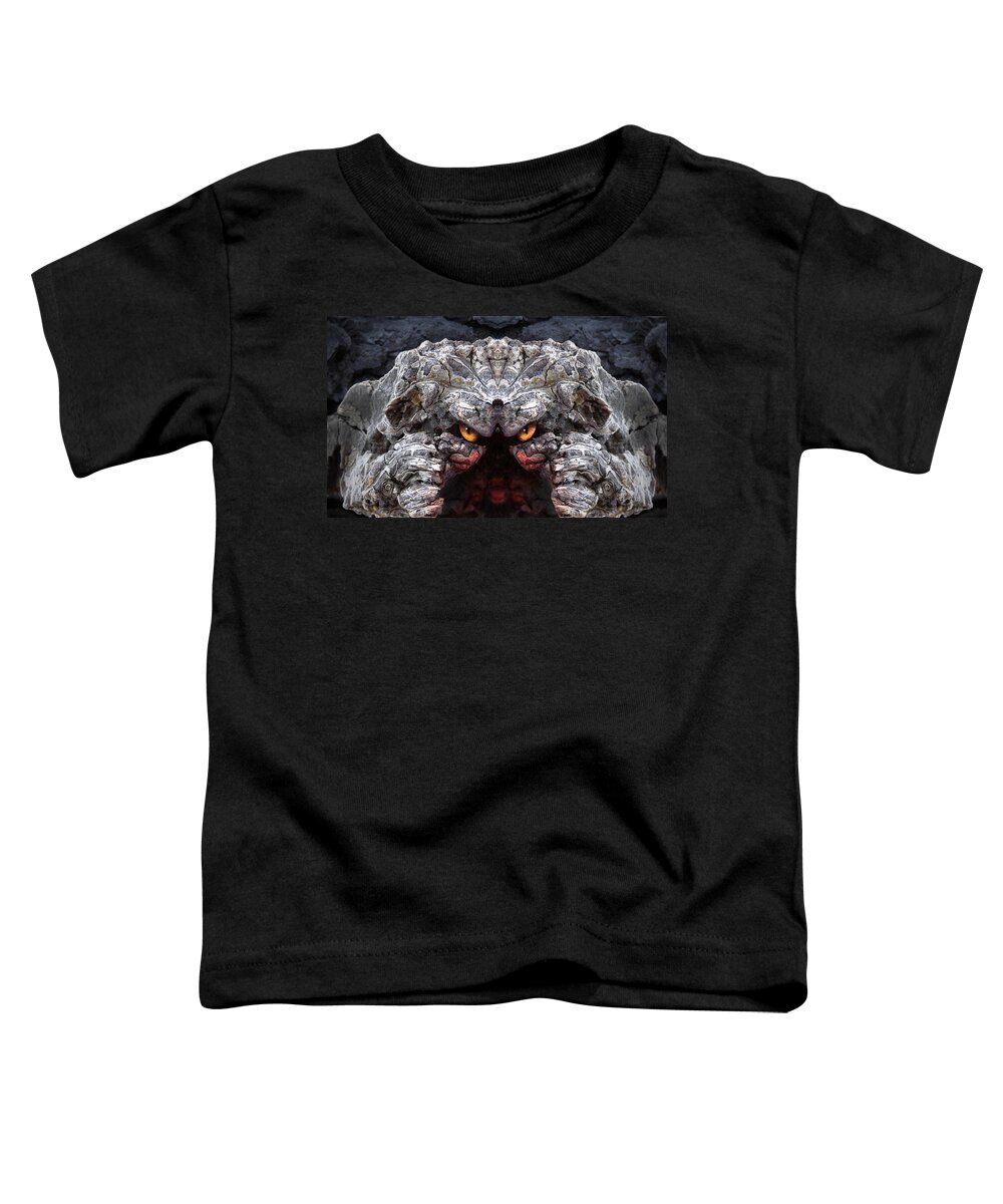 Wood Toddler T-Shirt featuring the digital art Woody 95 by Rick Mosher